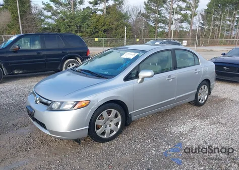 2008 Honda Civic Lx z USA, uszkodzony, nr VIN 1HGFA16568L032401